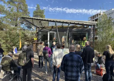 Open House Stockholm i Centrala Nacka tunnelbanans visning